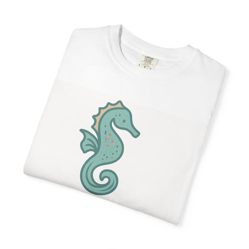 Seahorse Fun Graphic T-Shirt — Catchy Beachy Ocean Vibe