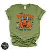 Hey Pumpkin, Trick or Treat? Tee | Cute Halloween Pumpkin Graphic T-Shirt