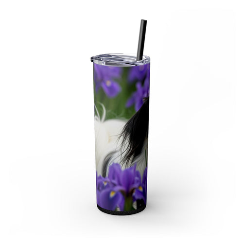 Skinny Tumbler with Straw – 20 oz Stainless Steel Cup