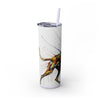 Skinny Tumbler with Straw – 20 oz Stainless Steel Cup