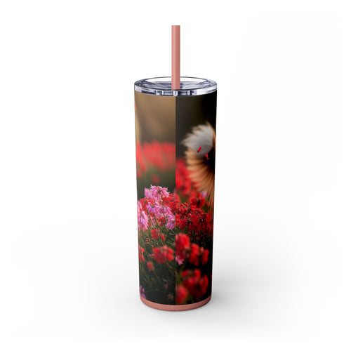 Skinny Tumbler with Straw – 20 oz Stainless Steel Cup