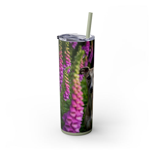 Skinny Tumbler with Straw – 20 oz Stainless Steel Cup