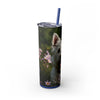 Skinny Tumbler with Straw – 20 oz Stainless Steel Cup