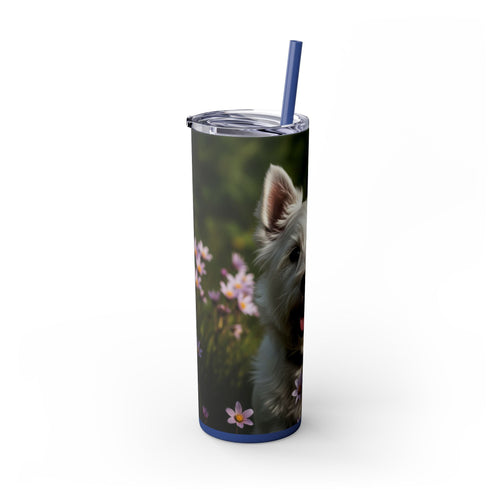 Skinny Tumbler with Straw – 20 oz Stainless Steel Cup