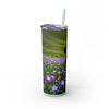 Skinny Tumbler with Straw – 20 oz Stainless Steel Cup