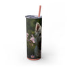 Skinny Tumbler with Straw – 20 oz Stainless Steel Cup