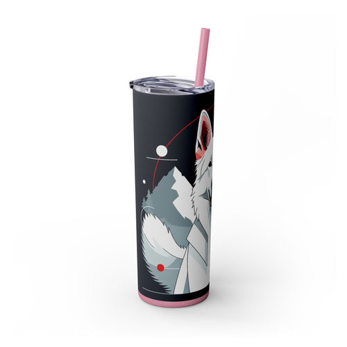 Skinny Tumbler with Straw – 20 oz Stainless Steel Cup