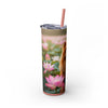 Skinny Tumbler with Straw – 20 oz Stainless Steel Cup