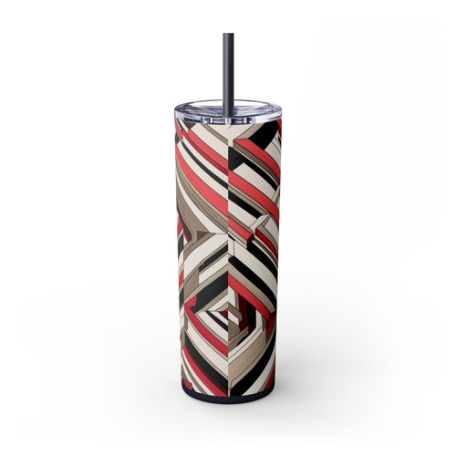 Skinny Tumbler with Straw – 20 oz Stainless Steel Cup