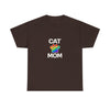 Pride Cat Mom Heavy Duty Unisex Tee Sizes Small - 5XL (11 colors)