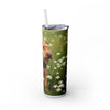 Skinny Tumbler with Straw – 20 oz Stainless Steel Cup