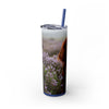 Skinny Tumbler with Straw – 20 oz Stainless Steel Cup