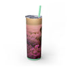 Skinny Tumbler with Straw – 20 oz Stainless Steel Cup