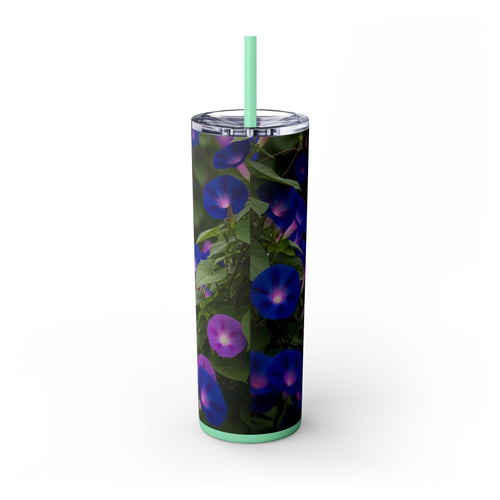 Skinny Tumbler with Straw – 20 oz Stainless Steel Cup