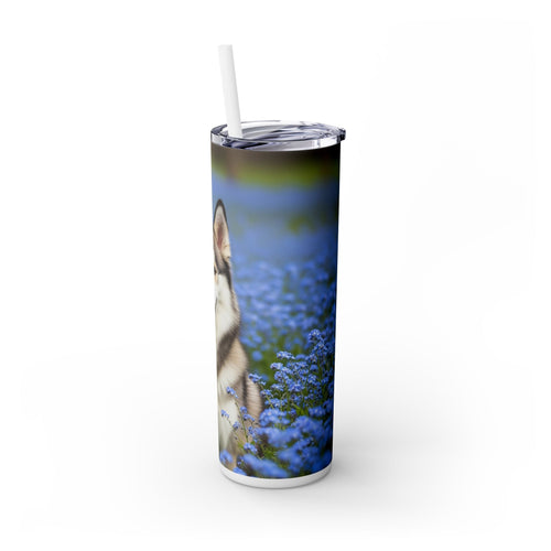 Skinny Tumbler with Straw – 20 oz Stainless Steel Cup