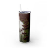 Skinny Tumbler with Straw – 20 oz Stainless Steel Cup