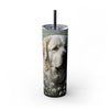 Skinny Tumbler with Straw – 20 oz Stainless Steel Cup