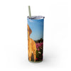 Skinny Tumbler with Straw – 20 oz Stainless Steel Cup