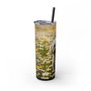 Skinny Tumbler with Straw – 20 oz Stainless Steel Cup