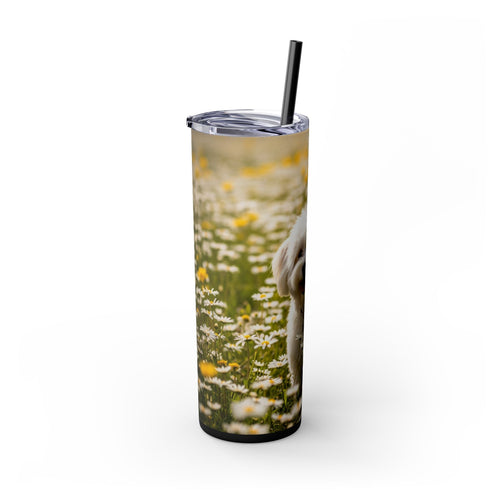 Skinny Tumbler with Straw – 20 oz Stainless Steel Cup