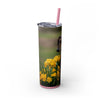 Skinny Tumbler with Straw – 20 oz Stainless Steel Cup