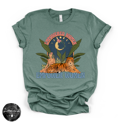 Empowered Women Empower Women Tee | Feminine Strength Graphic T-Shirt
