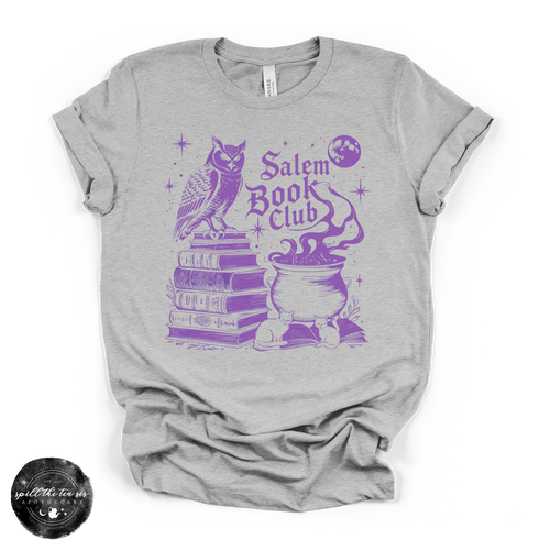Salem Book Club Tee | Witchy Book Lover Graphic T-Shirt