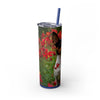 Skinny Tumbler with Straw – 20 oz Stainless Steel Cup