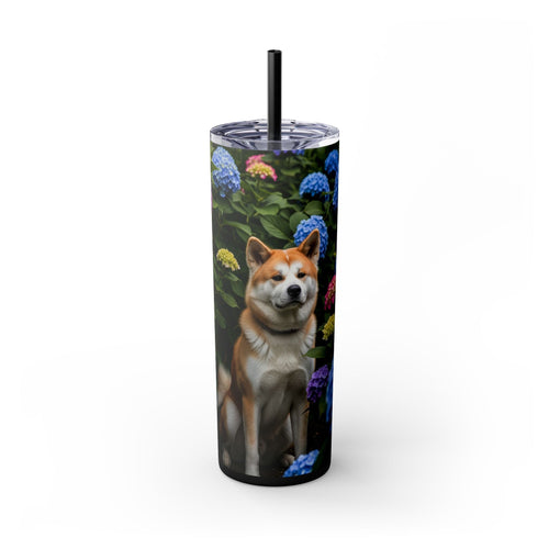 Skinny Tumbler with Straw – 20 oz Stainless Steel Cup