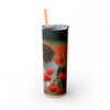 Skinny Tumbler with Straw – 20 oz Stainless Steel Cup