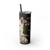 Skinny Tumbler with Straw – 20 oz Stainless Steel Cup