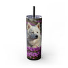Skinny Tumbler with Straw – 20 oz Stainless Steel Cup