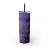 Skinny Tumbler with Straw – 20 oz Stainless Steel Cup