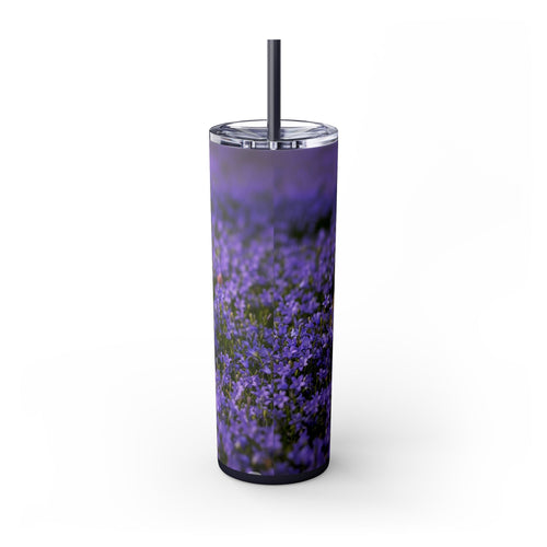 Skinny Tumbler with Straw – 20 oz Stainless Steel Cup
