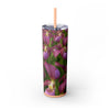 Skinny Tumbler with Straw – 20 oz Stainless Steel Cup