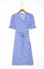Fashion New Products V-neck Ladies Chiffon Dress