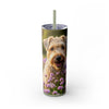 Skinny Tumbler with Straw – 20 oz Stainless Steel Cup