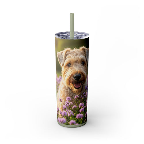Skinny Tumbler with Straw – 20 oz Stainless Steel Cup