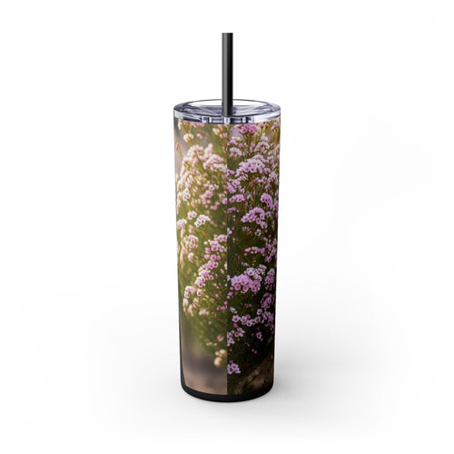 Skinny Tumbler with Straw – 20 oz Stainless Steel Cup