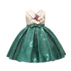 V Neck Flower Temperament Children's Wear