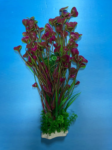 Artificial Aquarium Plant for Fish Tanks, LARGE aquarium plastic plant, 25 TALL