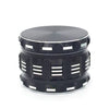 New Metal Sound Pattern Polygonal Aluminum Alloy 4-layer Smoke Grinder