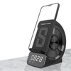 Mobile Phone Holder Wireless Charging Bluetooth Clock Speaker