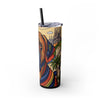 Skinny Tumbler with Straw – 20 oz Stainless Steel Cup