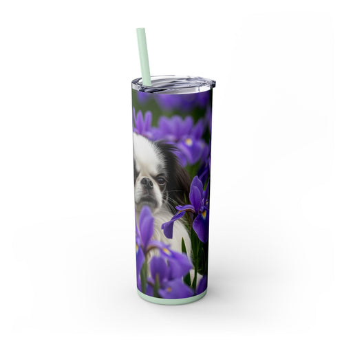 Skinny Tumbler with Straw – 20 oz Stainless Steel Cup