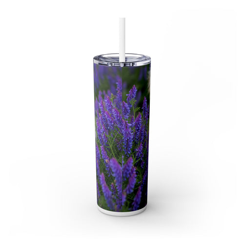 Skinny Tumbler with Straw – 20 oz Stainless Steel Cup