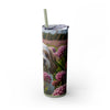 Skinny Tumbler with Straw – 20 oz Stainless Steel Cup