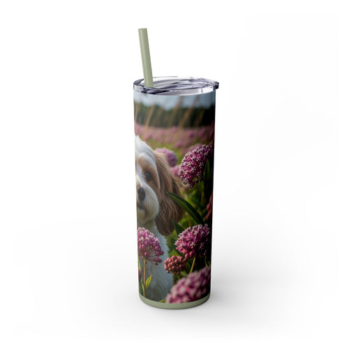 Skinny Tumbler with Straw – 20 oz Stainless Steel Cup