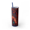 Skinny Tumbler with Straw – 20 oz Stainless Steel Cup