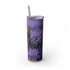 Skinny Tumbler with Straw – 20 oz Stainless Steel Cup